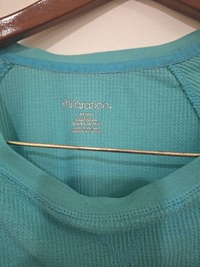 Xhilaration Teal Thermal Sleep Top